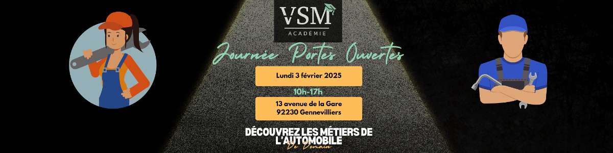 Portes ouvertes VSM CFA – Découvrez les métiers de l’automobile de demain !