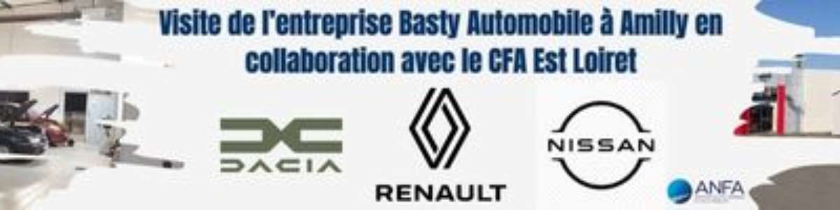 VISITE D’UNE CONCESSION AUTOMOBILE  DU GROUPE RENAULT BASTY