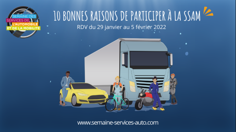 10 BONNES RAISONS DE PARTICIPER A LA SSAM 2022 !